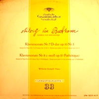 Deutsche Grammophon : Kempff - Beethoven Sonatas 7 & 8